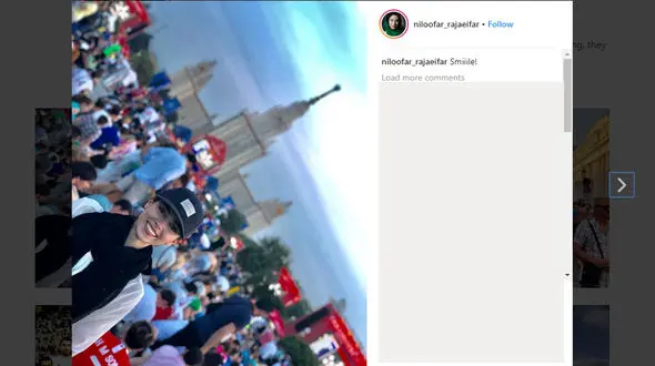 بازیگر زن داعشی پایتخت با لبخند در روسیه +عکس