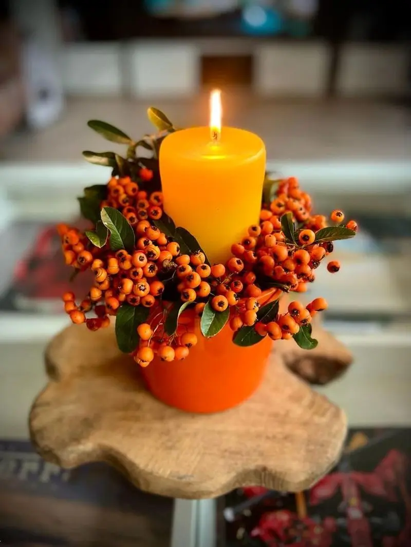 تزیین شمع شب یلدا | تزیین شمع شب یلدا برای عروس و مهمانی 1404 با ترفندهای ساده و ایده های جذابی که دل همه رو برده!