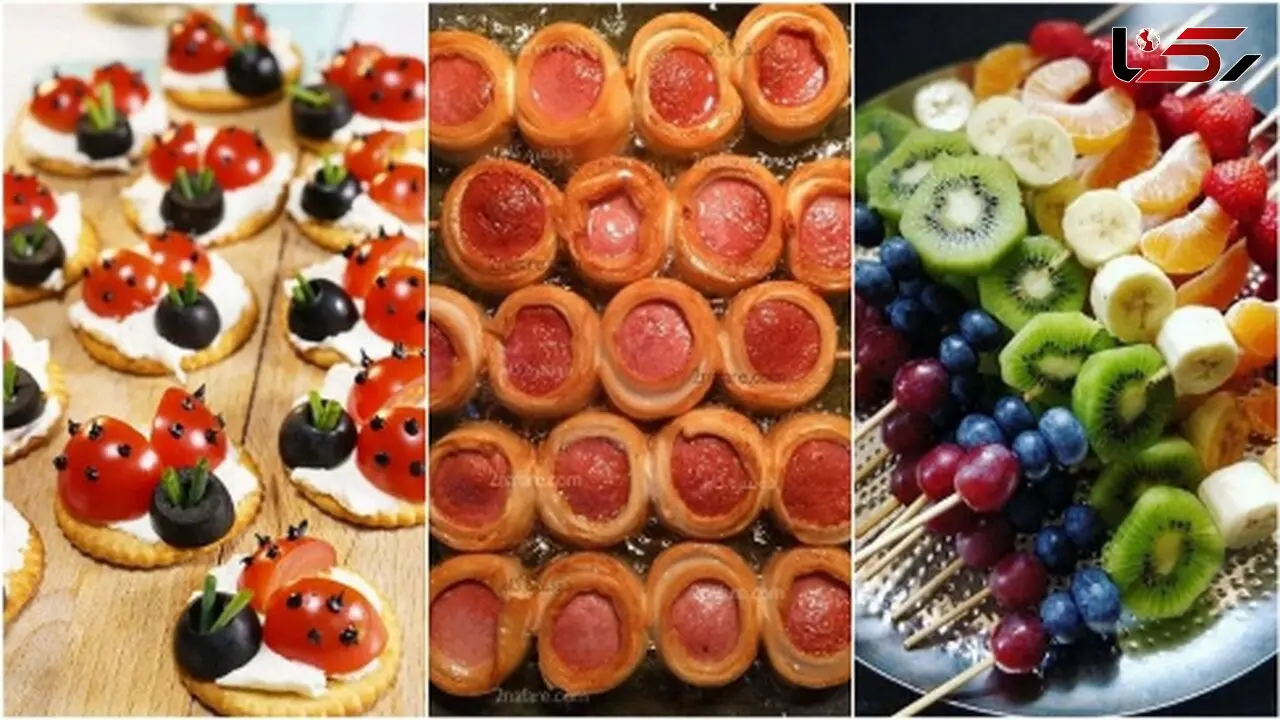 فینگر فودهای شیک و ساده / ایده‌ های بی‌ نظیر برای مهمانی‌ های خاص شما