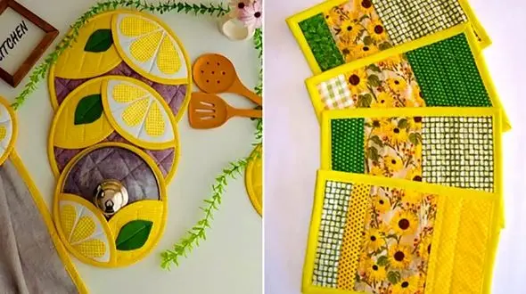 انتخاب دستگیره آشپزخانه پارچه‌ ای؛ 15 مدل لوکس و مدرن برای خانه شما