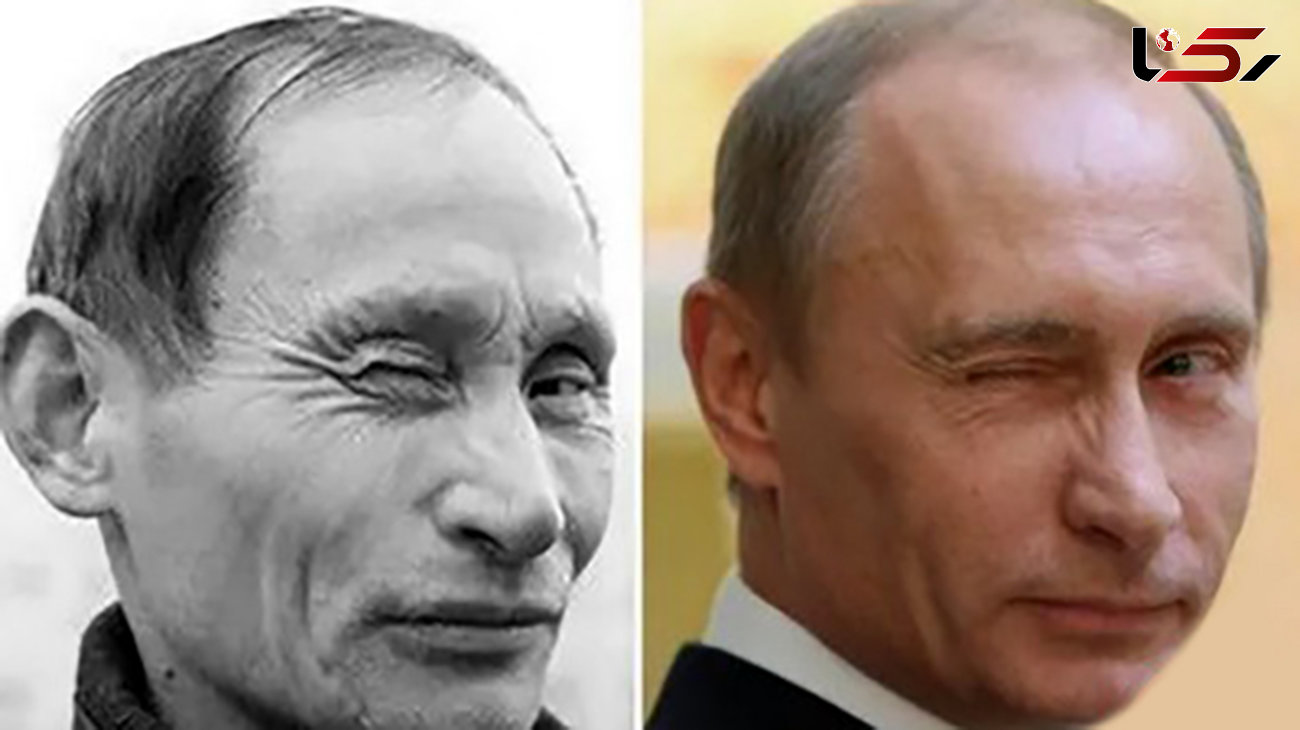 شباهت عجیب این مرد به رییس جمهور پوتین +تصاویر
