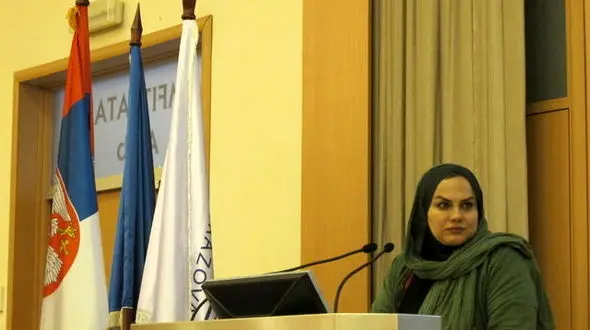 از سینمای زنان تا حجاب و یک شوخی/پاسخ‌های نرگس آبیار به دانشجویان صرب+تصاویر