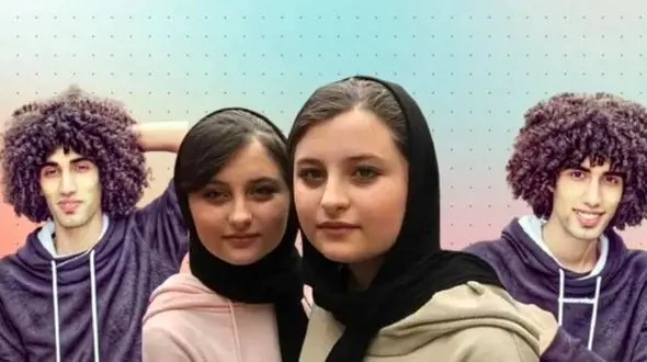 ژست دوستانه و صمیمی سارا فرقانی، یکی از 2قلوهای سریال پایتخت با ستاره معصومی همسر سابق مهدی قایدی+عکس