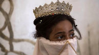 ملکه شدن زینب ۷ ساله  سرطانی در  قلعه باستانی شوش + عکس