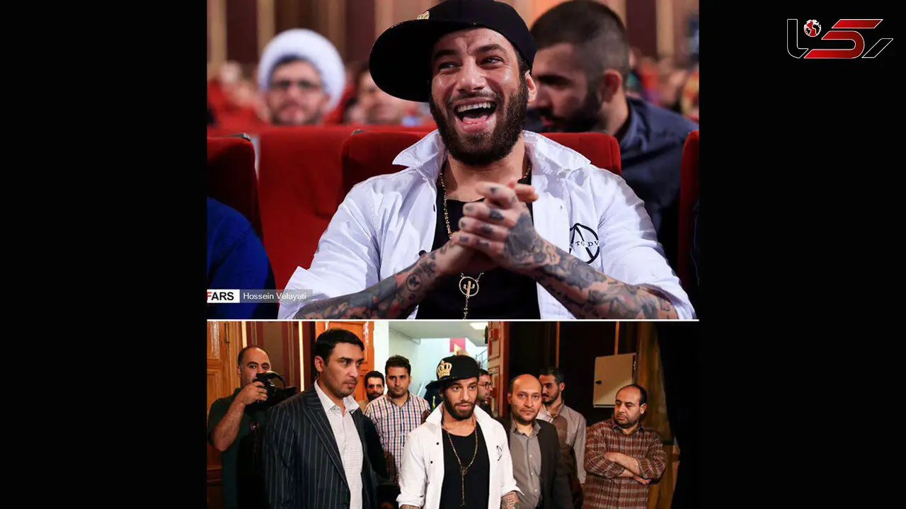 استقبال از تتلو در جشن خبرگزاری سرشناس + عکس 