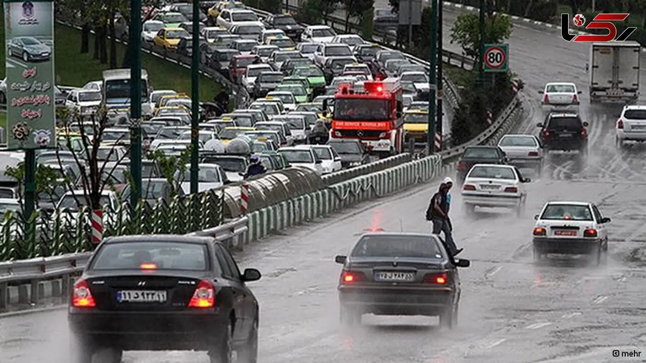 بارندگی در آبادان موجب آبگرفتگی معابر شد