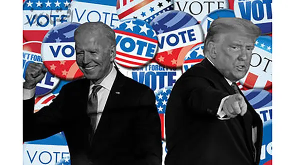 آخرین تغییرات آرای الکترال بایدن و ترامپ