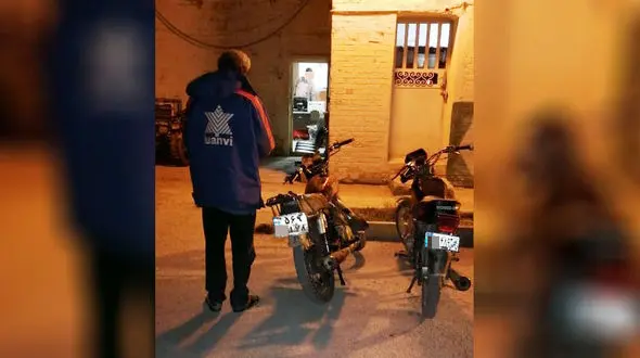 دزد موتورسیکلت های آبادان شکار دوربین های مداربسته شد