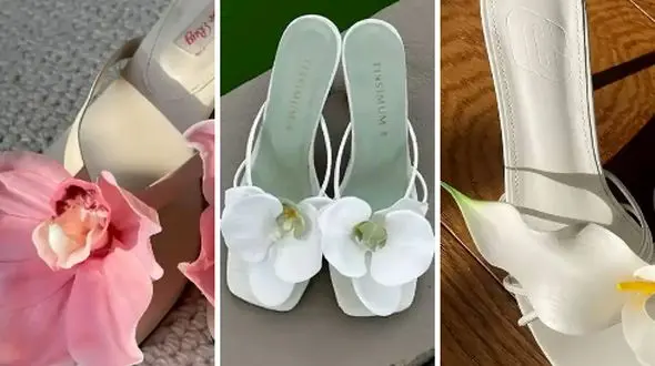 صندل‌ گل‌ دار زیبا برای تابستان: طرح‌ های شاد و پرطرفدار