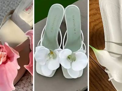 صندل‌ گل‌ دار زیبا برای تابستان: طرح‌ های شاد و پرطرفدار