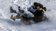  ۱۱۵ زن و مرد سردشتی در برف بازی راهی بیمارستان شدند + جزییات