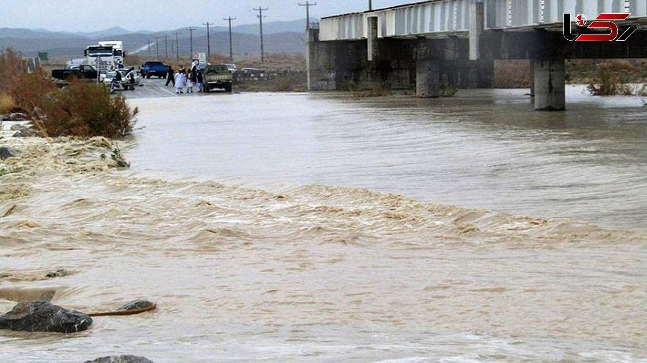  سیلاب 9 مسیر در جنوب سیستان و بلوچستان را بست