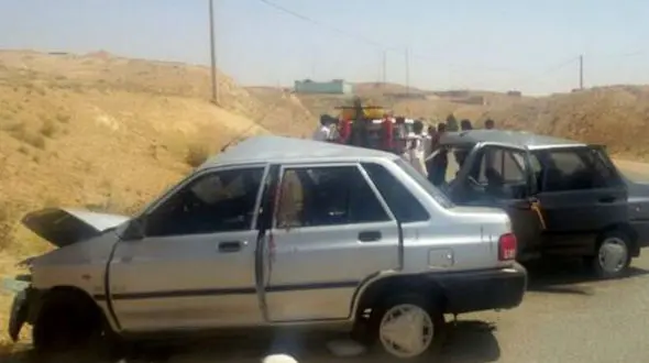 4 کشته و زخمی بر اثر برخورد وحشتناک 2 پراید+ عکس