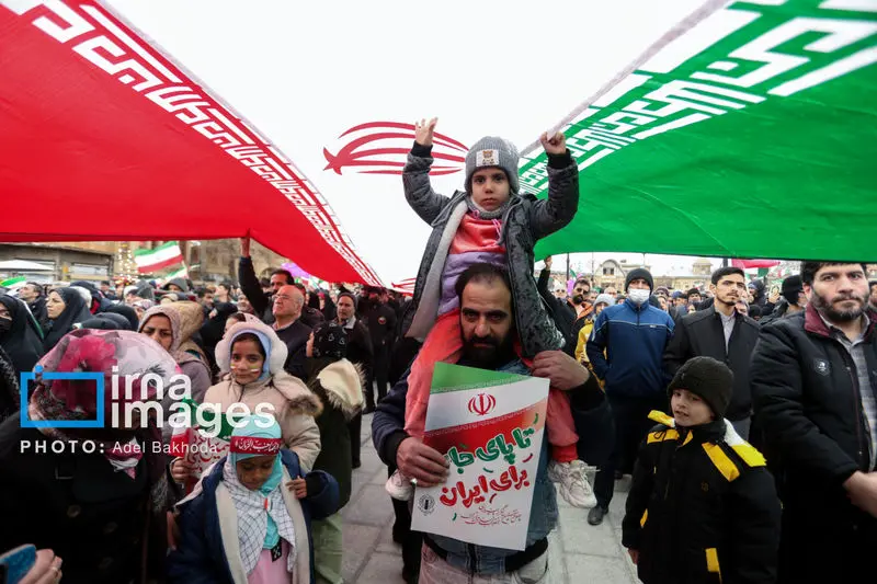 حضور مردم ایران در راهپیماتیی 22 بهمن 1404