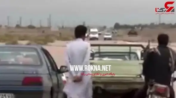 فیلم لحظه طغیان رودخانه و بسته شدن جاده ها درجنوب سیستان  