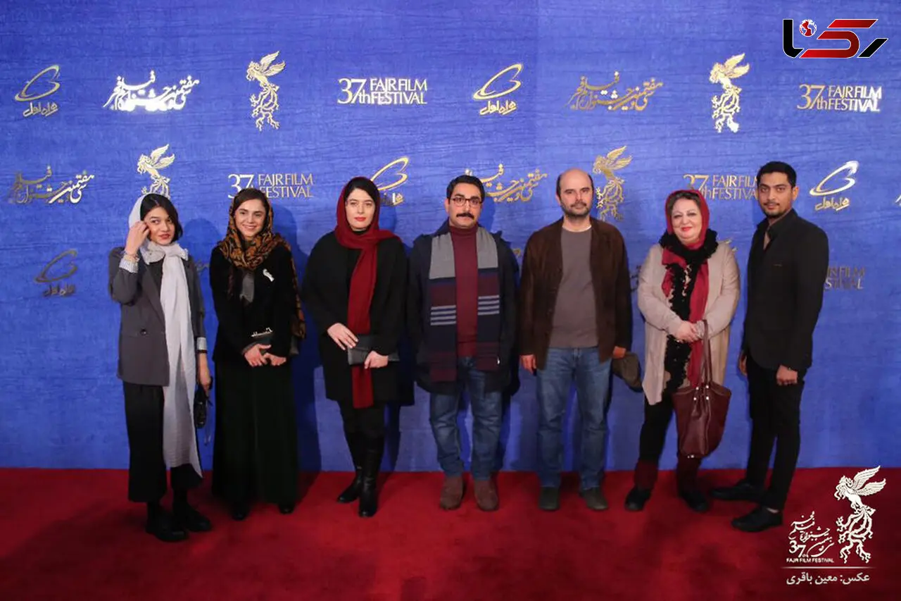 علی مصفا و دیگر بازیگران «روزهای نارنجی» روی فرش قرمز+تصاویر