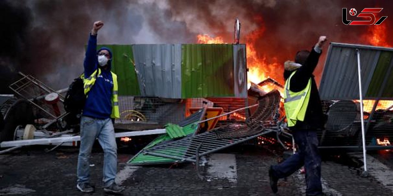 درگیری شدید پلیس فرانسه با معترضان / ۳۷ نفر دستگیر شدند