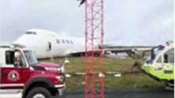 فرار هواپیما از فاجعه در کمتر از چند ثانیه + عکس