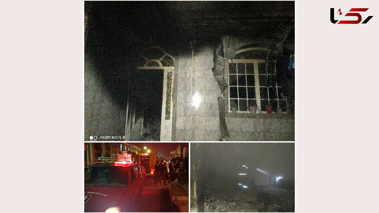 آتش سوزی هولناک در خانه یک خانواده شوشی + عکس