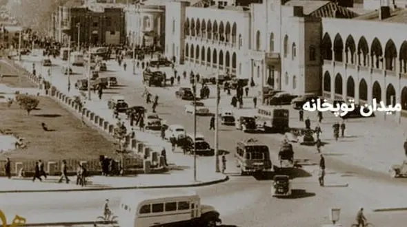 قدیمی ترین عکس از  میدان توپخانه تهران / محل اعدام محکومان نامی