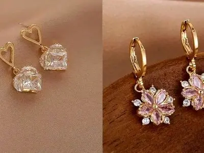 زیباترین مدل‌ های گوشواره آویزان و حلقه‌ ای برای استایل خاص شما