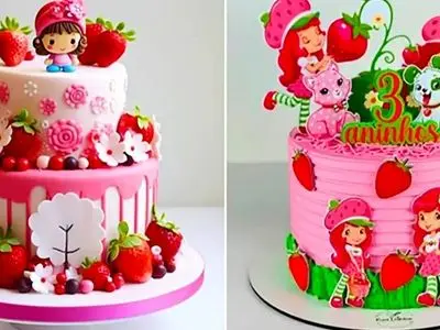 15 مدل کیک تولد با تم میوه‌ ای برای دختر کوچولوها که عاشقش می شن