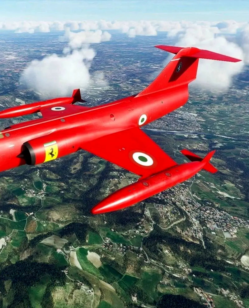 هواپیمای F-104G استارفایتر که توسط نیروی هوایی ایتالیا به فراری اهدا شد