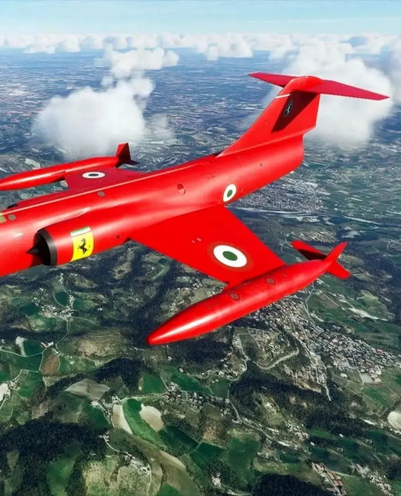 هواپیمای F-104G استارفایتر که توسط نیروی هوایی ایتالیا به فراری اهدا شد