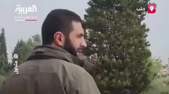ماجرای ورود جولانی به کاخ الضیافه حلب + فیلم
