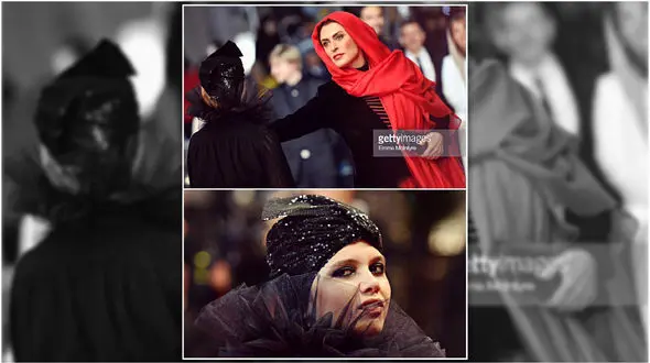 مرضیه رضایى با لباس عروسکی روی فرش قرمز کن + عکس