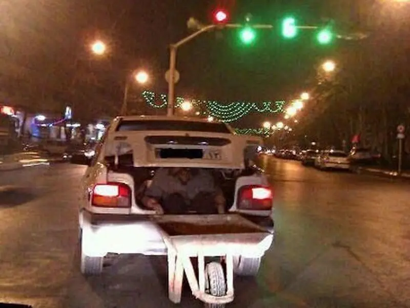 حمل فرغون با پراید