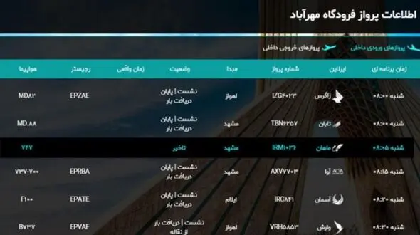 تأخیر بیش از دو ساعته پرواز ماهان و بازگشت مسافران به ترمینال