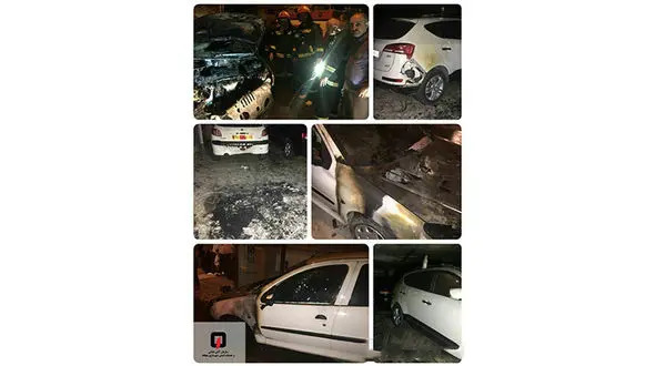 نجات اعضای یک خانواده از محاصره آتش و دود در مهاباد + تصاویر