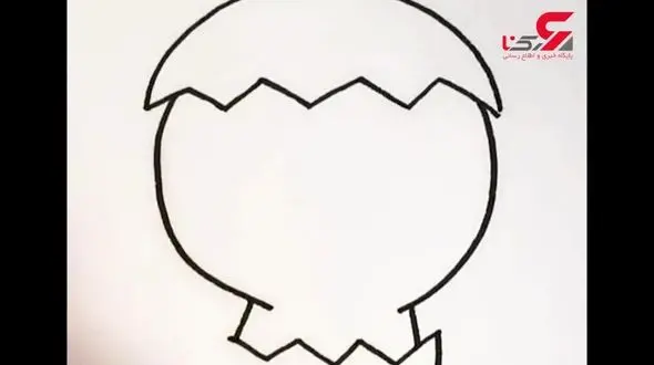 آموزش نقاشی جوجه برای کودکان / فیلم