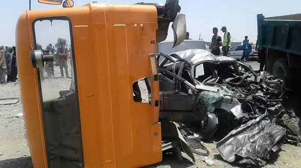 مرگی تلخ در جاده بندرعباس 