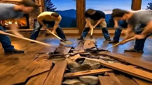 پارکت را بردارید، رودخانه ای زنده در خانه بسازید!