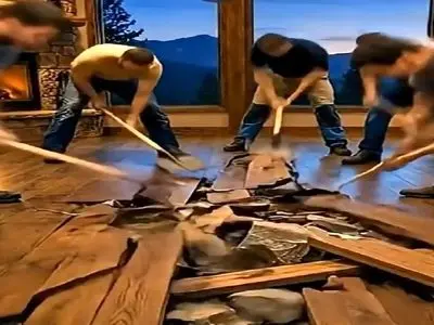 پارکت را بردارید، رودخانه ای زنده در خانه بسازید!