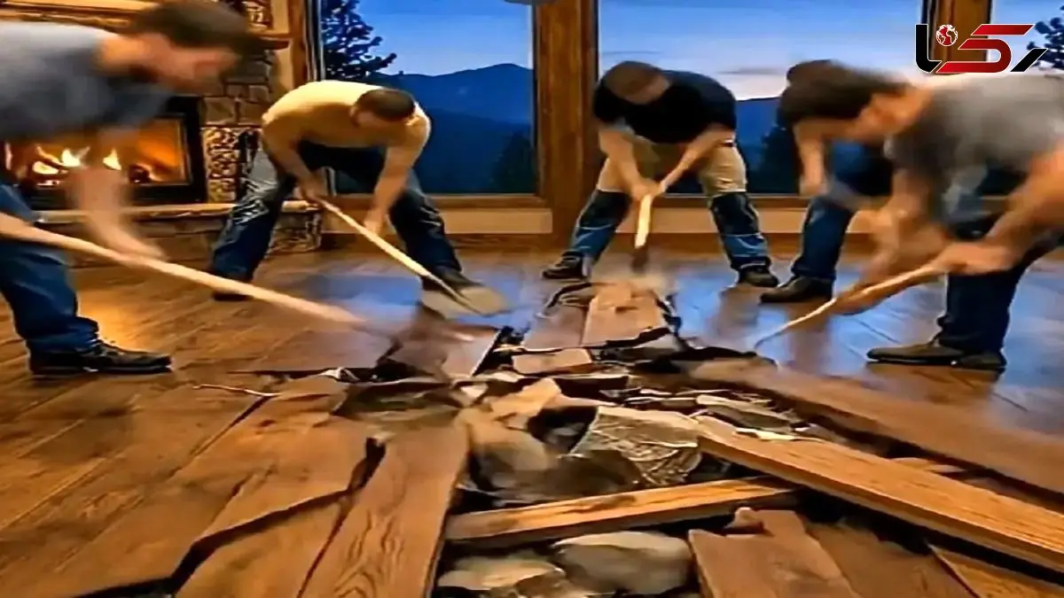 پارکت را بردارید، رودخانه ای زنده در خانه بسازید!