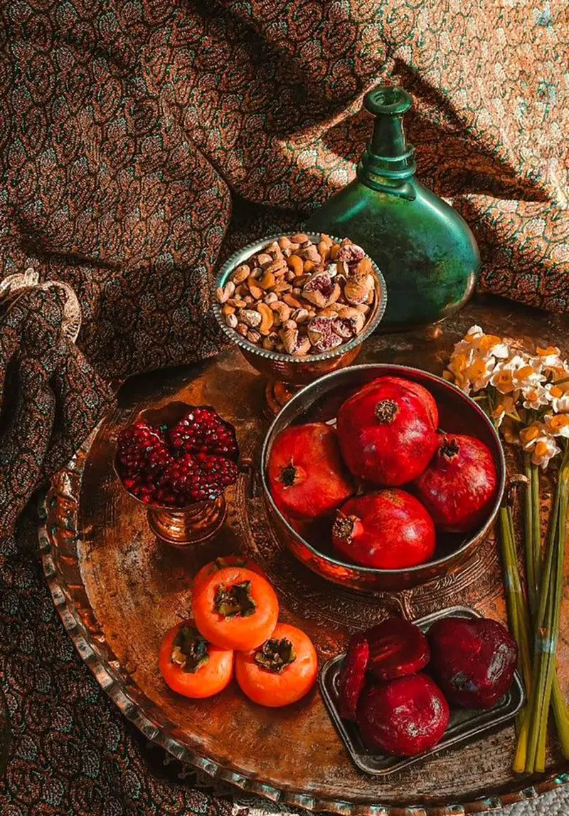 سفره شب یلدا ساده و شیک<p> </p>