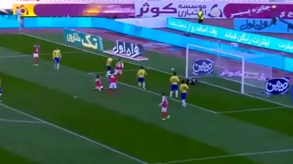  خلاصه 90 دقیقه بازی پرسپولیس 1 - صنعت نفت 1 + فیلم