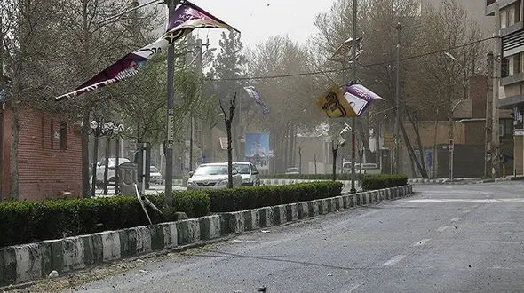 تندباد مهاباد را به هم ریخت + عکس