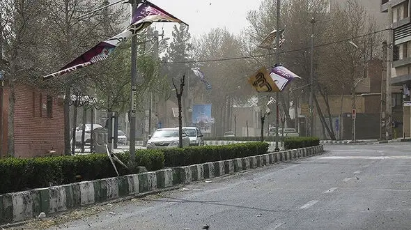 تندباد مهاباد را به هم ریخت + عکس