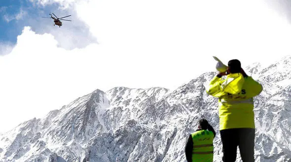 پایان عملیات جستجو از سوی بالگردها در محل احتمالی سقوط هواپیما تهران-یاسوج