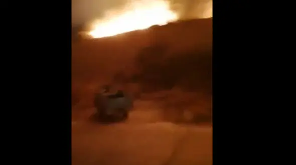 فیلم آتش سوزی نیروگاه حرارتی میلاس ترکیه