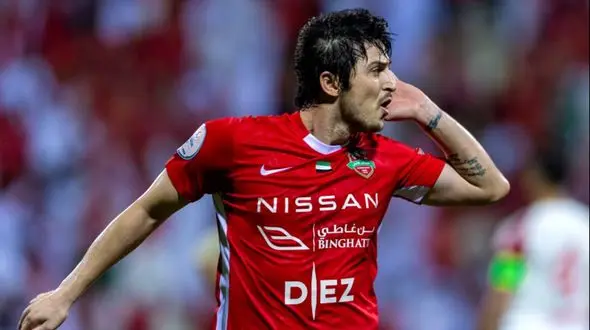 سردار آزمون در ترکیب اصلی شباب الاهلی برابر النصر