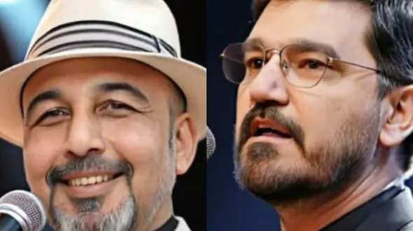 فیلم همخوانی باشکوه امیرحسین مدرس و رضا عطاران با آهنگ تیتراژ متهم گریخت / همه خاطره ها زنده شد!