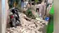ببینید / فیلم زلزله 5.6 ریشتری در اندونزی / وحشت زده می شوید