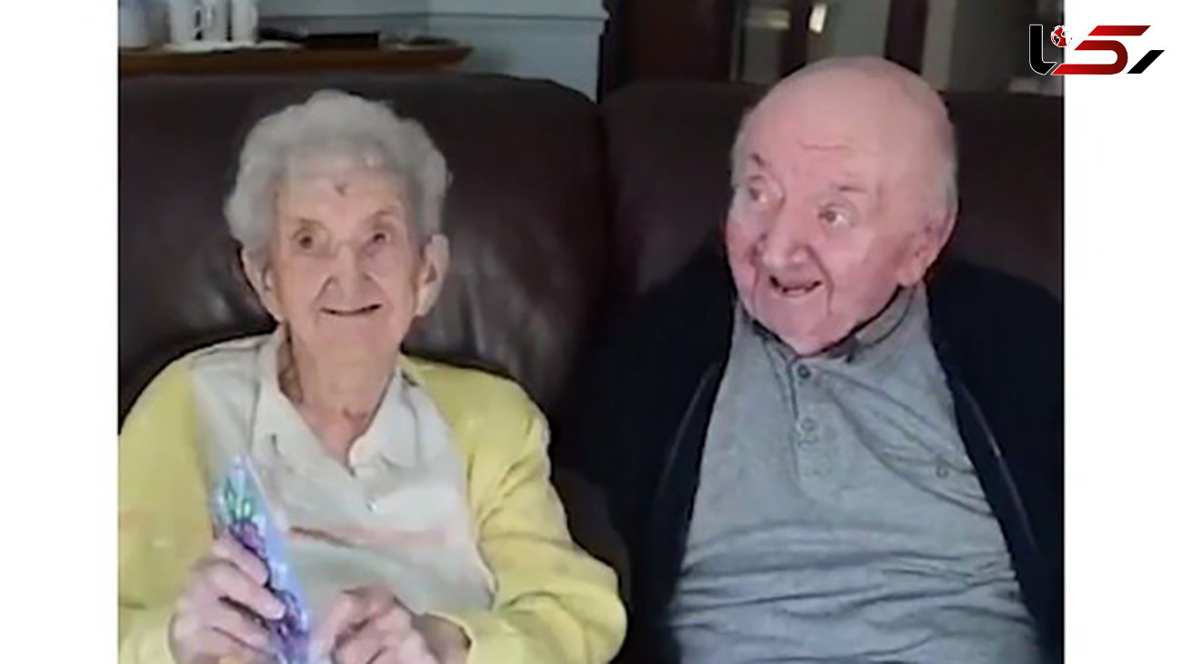 مراقبت مادر ۹۸ ساله از پسر ۸۰ ساله‌  در انگلیس + عکس جالب