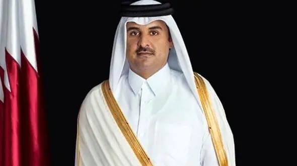پیام تبریک امیر قطر به روحانی