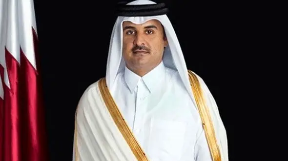 پیام تبریک امیر قطر به روحانی